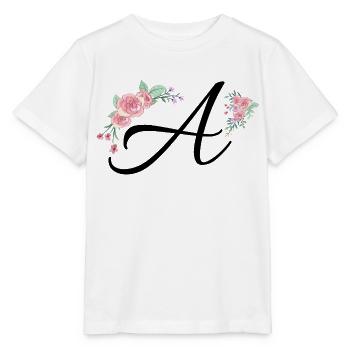 Brief an Blumen - Stanley/Stella Kinder T-Shirt MINI CREATOR  - Weiß - Vorne - Maike (125cm)