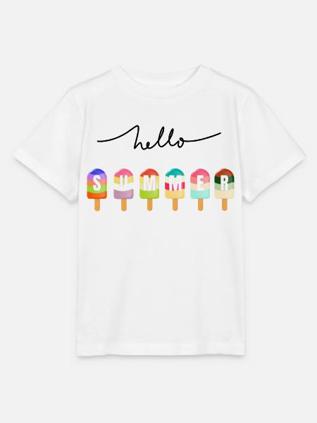 Hallo Sommer - Stanley/Stella Kinder T-Shirt MINI CREATOR  - Weiß