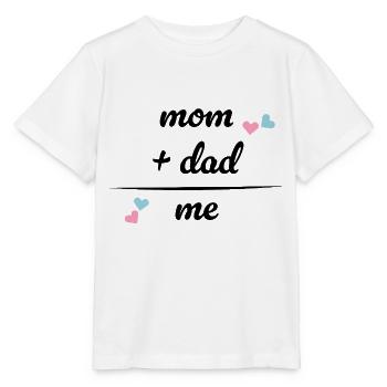 Mum And Dad = Me - Baby Bodysuit - Gift - Birth - Stanley/Stella MINI CREATOR Kids’ T-Shirt - white - Front - Maike (125cm)