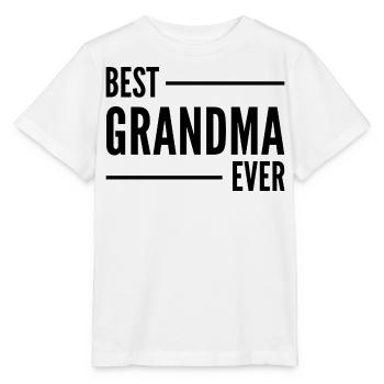 BEST GRANDMA EVER. GRANDMA GIFT. - Stanley/Stella MINI CREATOR Kids’ T-Shirt - white - Front - Maike (125cm)