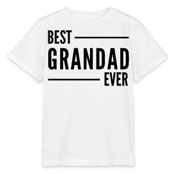 BEST GRANDAD EVER. GRANDAD GIFT - Stanley/Stella MINI CREATOR Kids’ T-Shirt - white - Front - Maike (125cm)