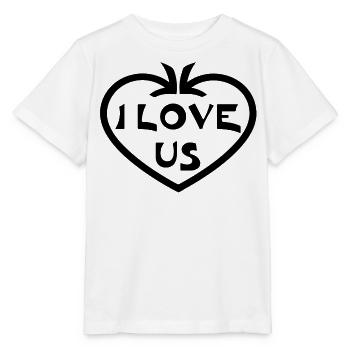 Je nous aime - T-shirt bio MINI CREATOR Stanley/Stella Enfant - blanc - Devant - Maike (125cm)