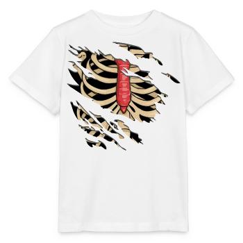 Lustiges Skelett in meinem Körper - Stanley/Stella Kinder T-Shirt MINI CREATOR  - Weiß - Vorne - Maike (125cm)