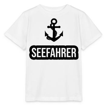 Seefahrer Anker Kapitän Bootsbesitzer bootfahren - Stanley/Stella Kinder T-Shirt MINI CREATOR  - Weiß - Vorne - Maike (125cm)