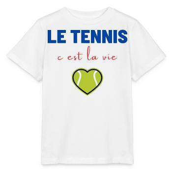 tennis is life tennisman,Tennis - Stanley/Stella MINI CREATOR Kids’ T-Shirt - white - Front - Maike (125cm)