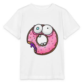 Beignet drôle - T-shirt bio MINI CREATOR Stanley/Stella Enfant - blanc - Devant - Maike (125cm)