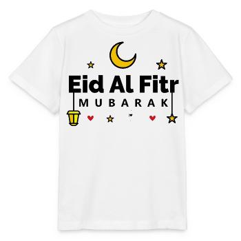 Islam Eid Mubarak - Stanley/Stella MINI CREATOR Kids’ T-Shirt - white - Front - Maike (125cm)