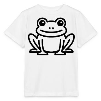 crapaud - T-shirt bio MINI CREATOR Stanley/Stella Enfant - blanc - Devant - Maike (125cm)