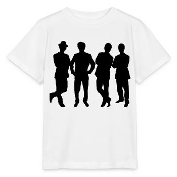 Boy group - Stanley/Stella Kinder T-Shirt MINI CREATOR  - Weiß - Vorne - Maike (125cm)