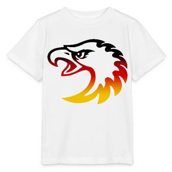 Allemagne tête d'aigle - T-shirt bio MINI CREATOR Stanley/Stella Enfant - blanc - Devant - Maike (125cm)