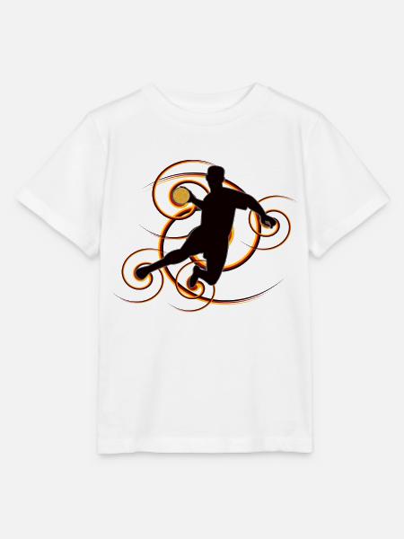 Handball-Design (Deutschland, Wirbel) - Stanley/Stella Kinder T-Shirt MINI CREATOR - Weiß