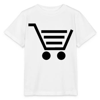 Einkaufswagen Kinderwagen - Stanley/Stella Kinder T-Shirt MINI CREATOR  - Weiß - Vorne - Maike (125cm)