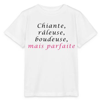 chiante - T-shirt bio MINI CREATOR Stanley/Stella Enfant - blanc - Devant - Maike (125cm)
