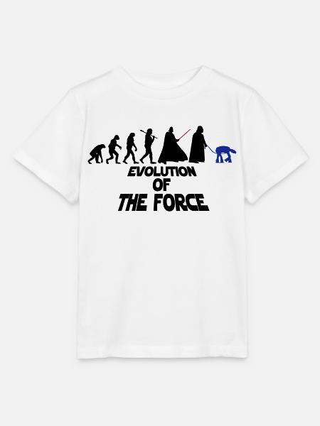 EVOLUTION OF THE FORCE - T-shirt bio MINI CREATOR Stanley/Stella Enfant - blanc