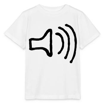 lautsprecher - Stanley/Stella Kinder T-Shirt MINI CREATOR  - Weiß - Vorne - Maike (125cm)