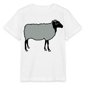 schaf, schafe, lamm, lämmer, heidschnucke - Stanley/Stella Kinder T-Shirt MINI CREATOR  - Weiß - Vorne - Maike (125cm)