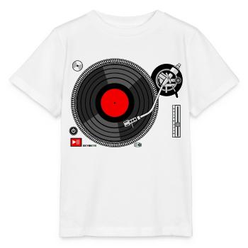 Dj Turntable - Stanley/Stella MINI CREATOR Kids’ T-Shirt - white - Front - Maike (125cm)