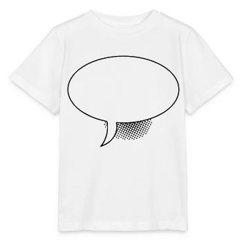 Sprechblase Oval - Stanley/Stella MINI CREATOR Kids’ T-Shirt - white - Front - Maike (125cm)