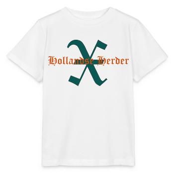 Schriftzug X-Hollandse Herder - Stanley/Stella Kinder T-Shirt MINI CREATOR  - Weiß - Vorne - Maike (125cm)