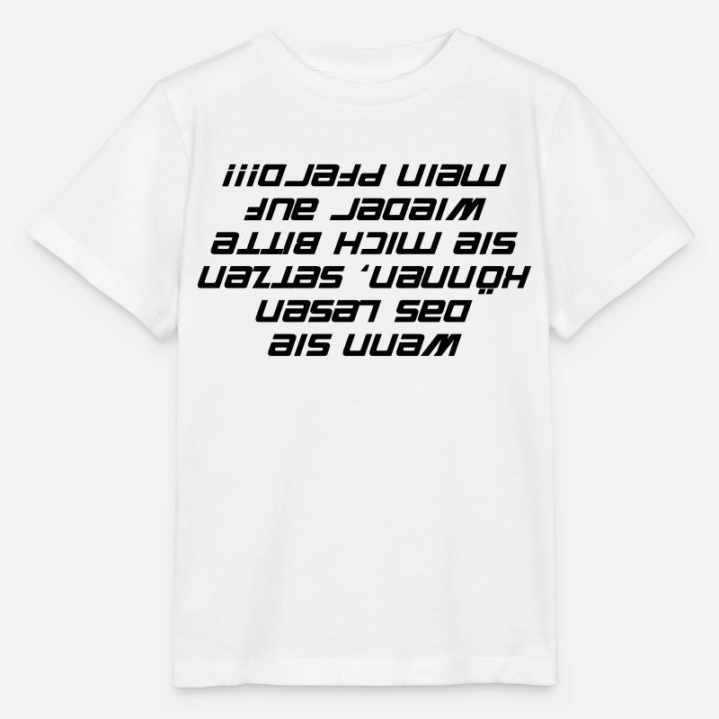 Si vous pouvez lire ceci, ils m'ont mis w - T-shirt bio MINI CREATOR Stanley/Stella Enfant - blanc
