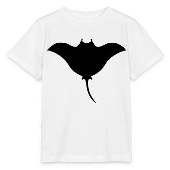 manta symbol tattoo pacific tribal - Stanley/Stella MINI CREATOR Kids’ T-Shirt - white - Front - Maike (125cm)
