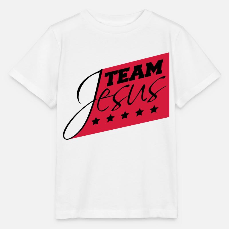Catholic Team Jesus Christ Christ Evangelical - Stanley/Stella MINI CREATOR Kids’ T-Shirt - white