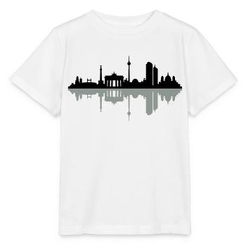 Skyline Berlin Schatten - Stanley/Stella Kinder T-Shirt MINI CREATOR  - Weiß - Vorne - Maike (125cm)
