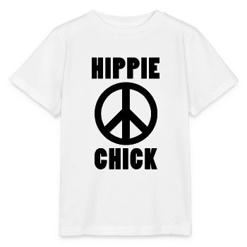Hippie T-shirts dames | Hippies Filles Cadeaux - T-shirt bio MINI CREATOR Stanley/Stella Enfant - blanc - Devant - Maike (125cm)