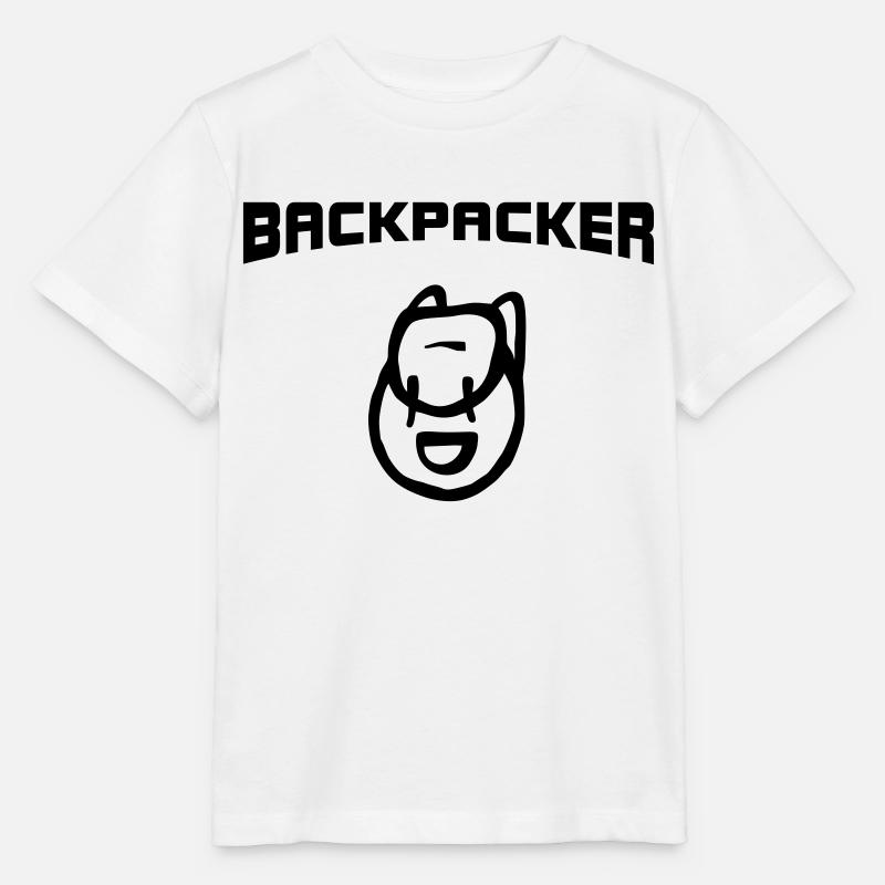 Backpacker Rucksack - Stanley/Stella Kinder T-Shirt MINI CREATOR  - Weiß
