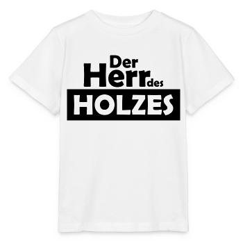 der herr des holzes - Stanley/Stella Kinder T-Shirt MINI CREATOR  - Weiß - Vorne - Maike (125cm)