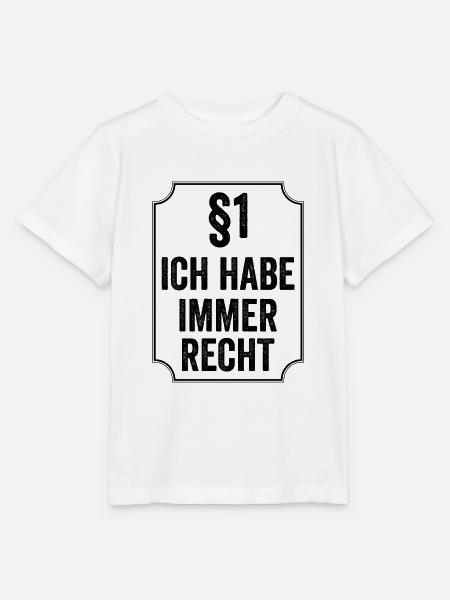 Anwalt Sprüche | Jura Jurist Anwälte Geschenkideen - Stanley/Stella Kinder T-Shirt MINI CREATOR - Weiß