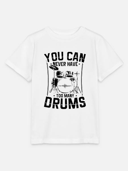 Perkusista | Prezenty muzyczne dla perkusisty - T-shirt MINI CREATOR barn från Stanley/Stella - vit