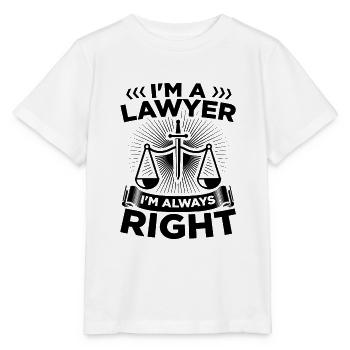 Avocat | Idée cadeau avocat avocats - T-shirt bio MINI CREATOR Stanley/Stella Enfant - blanc - Devant - Maike (125cm)