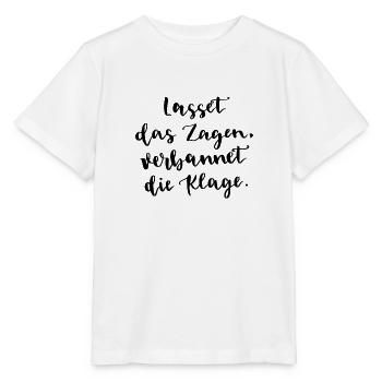 Johann Sebastian Bach Weihnachtsoratorium Text - Stanley/Stella Kinder T-Shirt MINI CREATOR  - Weiß - Vorne - Maike (125cm)