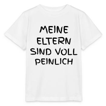 Meine Eltern sind voll peinlich - Stanley/Stella Kinder T-Shirt MINI CREATOR  - Weiß - Vorne - Maike (125cm)