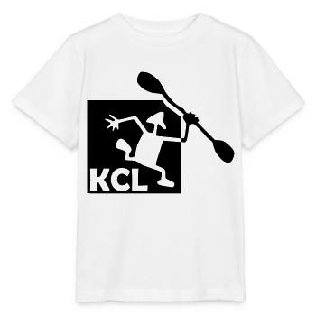 KCL Logo schwarz - Stanley/Stella Kinder T-Shirt MINI CREATOR  - Weiß - Vorne - Maike (125cm)
