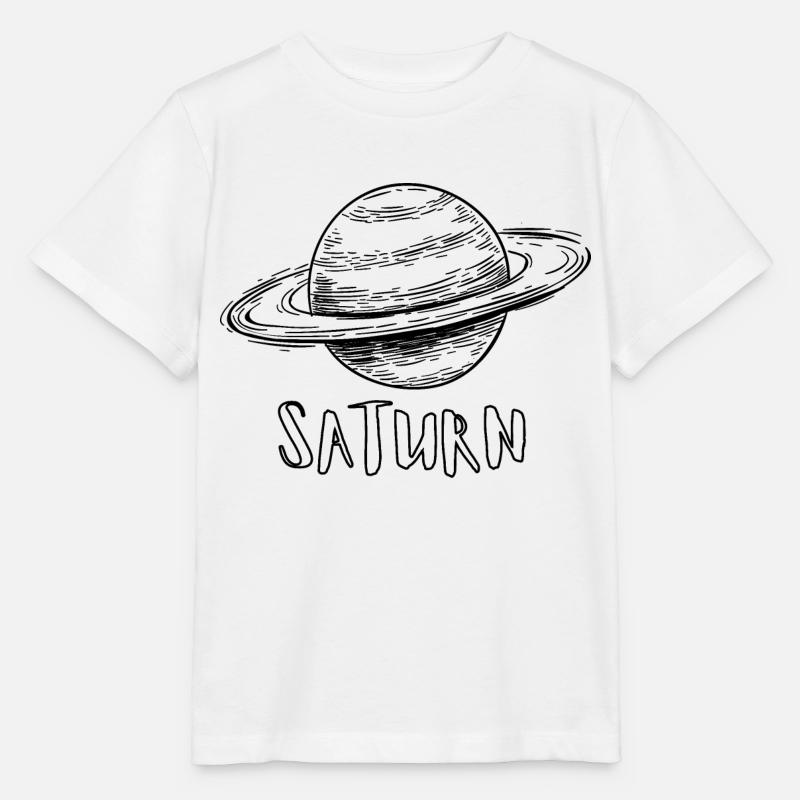 Saturne - T-shirt bio MINI CREATOR Stanley/Stella Enfant - blanc