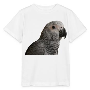 Graupapagei - Stanley/Stella Kinder T-Shirt MINI CREATOR  - Weiß - Vorne - Maike (125cm)