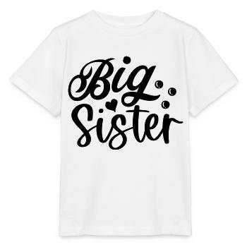 Big Sister - T-shirt bio MINI CREATOR Stanley/Stella Enfant - blanc - Devant - Maike (125cm)