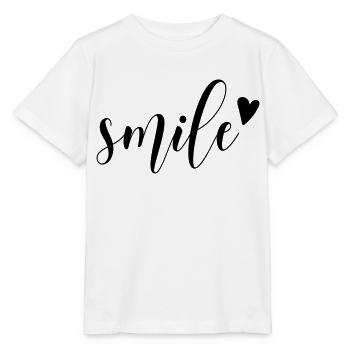 smile - Stanley/Stella Kinder T-Shirt MINI CREATOR  - Weiß - Vorne - Maike (125cm)