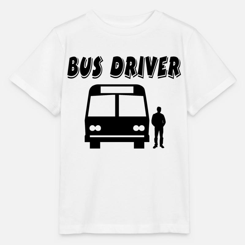Bus - Stanley/Stella Kinder T-Shirt MINI CREATOR - Weiß