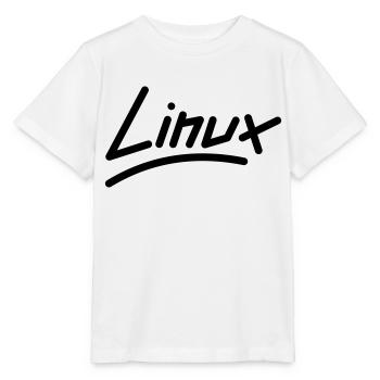 Linux - Vector - Stanley/Stella MINI CREATOR Kids’ T-Shirt - white - Front - Maike (125cm)