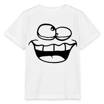 Grimace Squint Crazy - Stanley/Stella MINI CREATOR Kids’ T-Shirt - white - Front - Maike (125cm)
