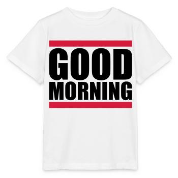 Good Morning Bar - Stanley/Stella MINI CREATOR Kids’ T-Shirt - white - Front - Maike (125cm)