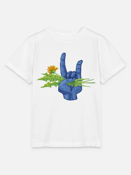 Unkraut ist Metal - Stanley/Stella Kinder T-Shirt MINI CREATOR - Weiß