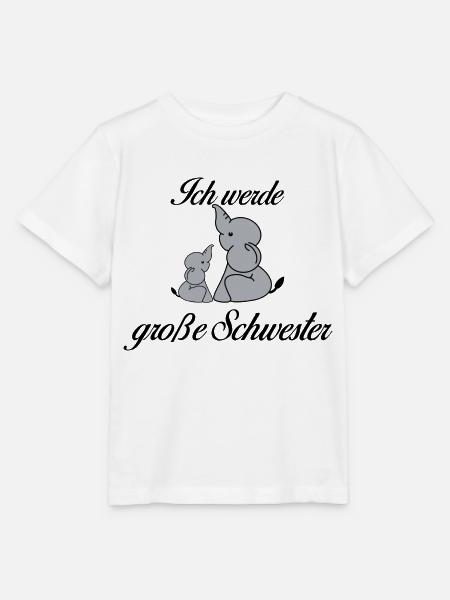 Große Schwester - Stanley/Stella Kinder T-Shirt MINI CREATOR  - Weiß