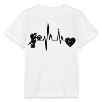 Motorcross Gift Moto Cyclomoteur Motocycliste - T-shirt bio MINI CREATOR Stanley/Stella Enfant - blanc - Devant - Maike (125cm)
