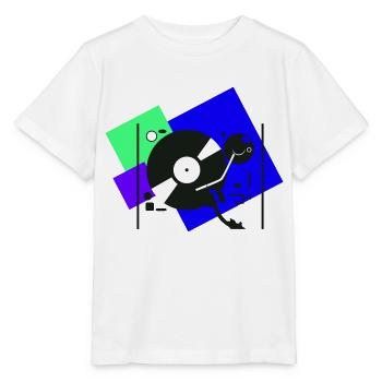 Platines colorées4 - T-shirt bio MINI CREATOR Stanley/Stella Enfant - blanc - Devant - Maike (125cm)