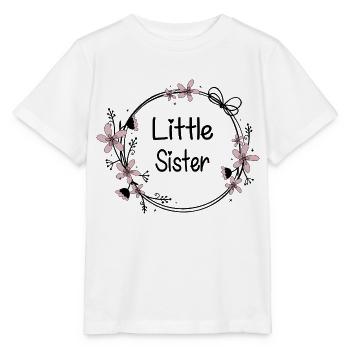 Little Sister - Stanley/Stella MINI CREATOR Kids’ T-Shirt - white - Front - Maike (125cm)