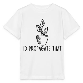 Ich würde das propagieren - Stanley/Stella Kinder T-Shirt MINI CREATOR  - Weiß - Vorne - Maike (125cm)